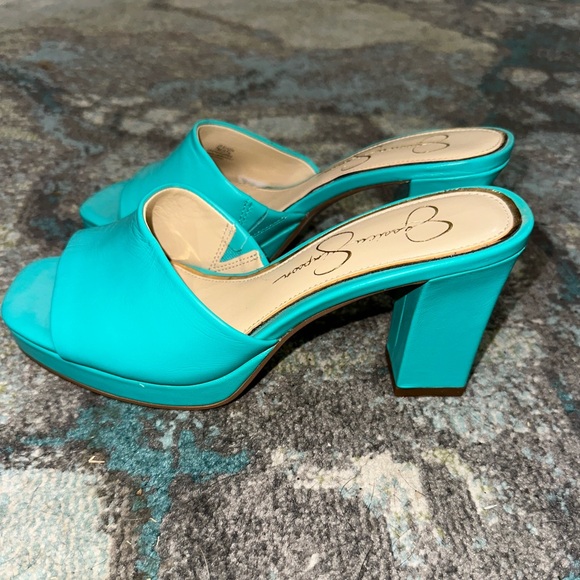 🩵Teal Jessica Simpson Heels🩵 - Picture 5 of 8